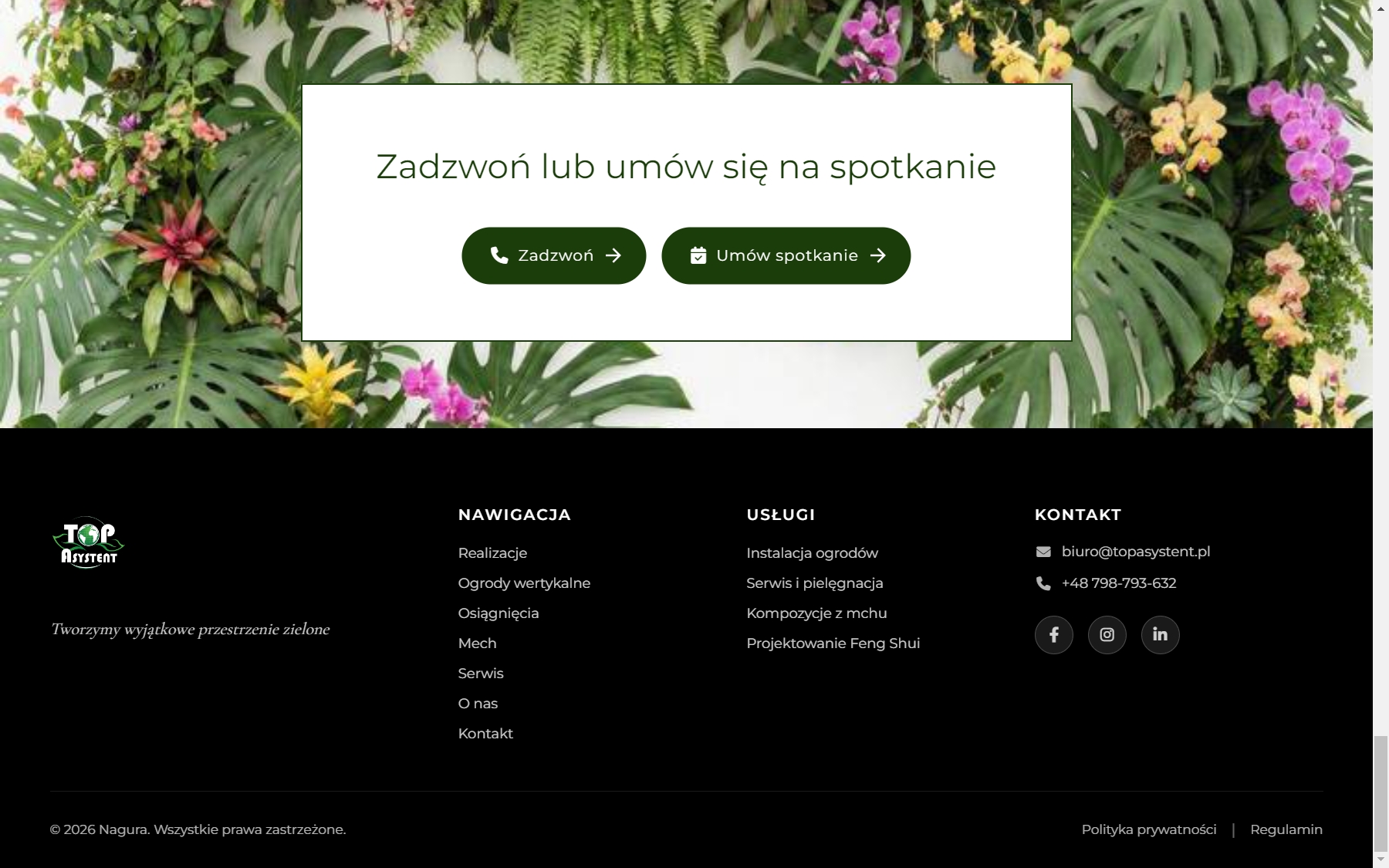 Ogrody wertykalne na laptopie - widok 7
